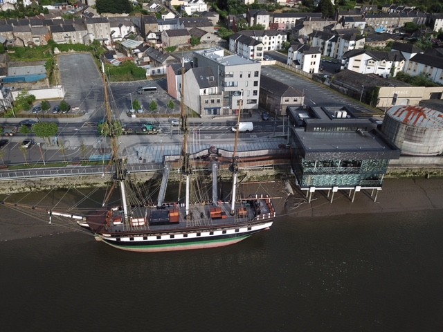An Aerial Image of The Dunbrody