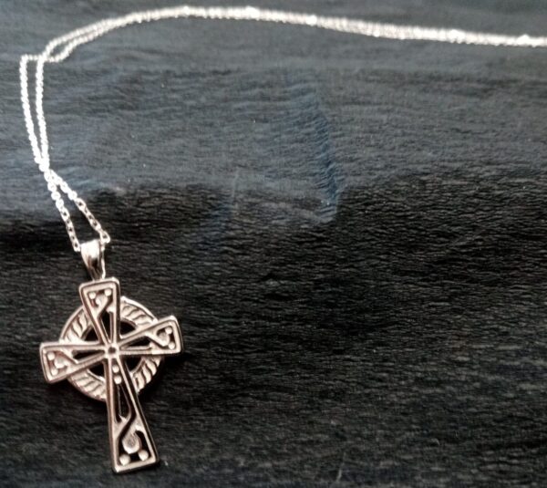Kilkenny Silver High Cross Pendant and Chain